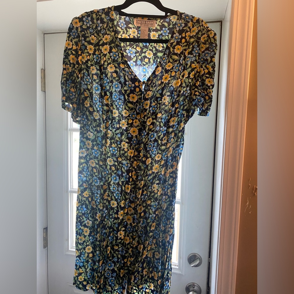 Floral Corset Back Dress